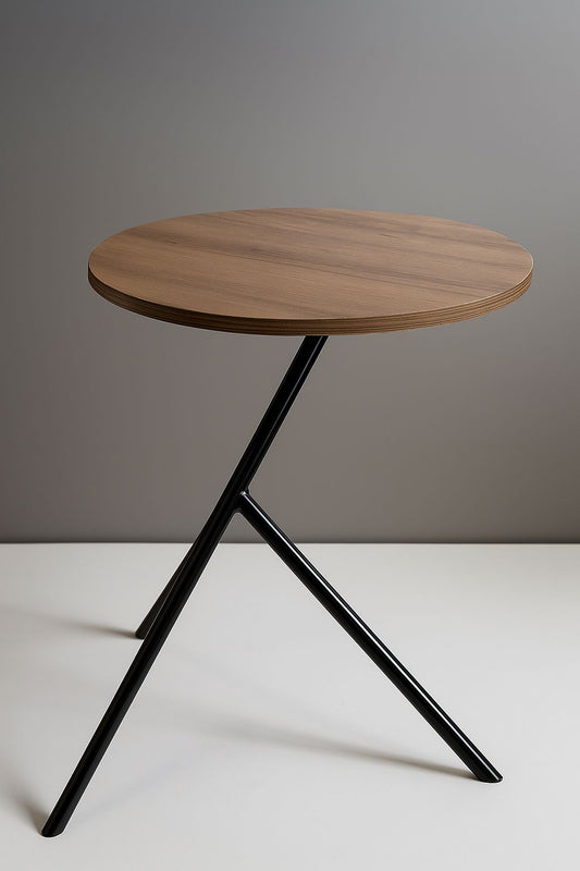 MESA DE APOIO REDONDA LUXO – TRÊS PÉS