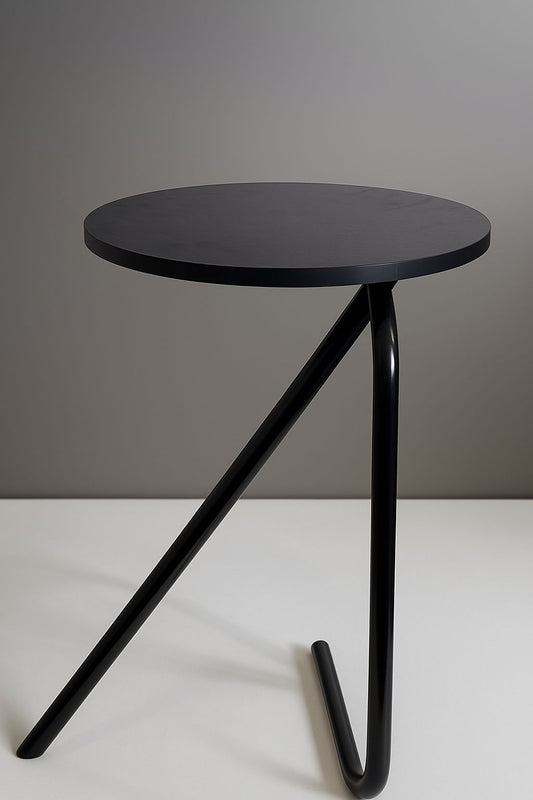 MESA DE APOIO REDONDA LUXO – PÉS VIRADOS